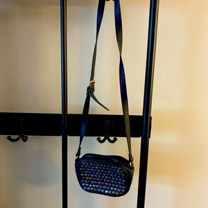 Studded shoulder bag